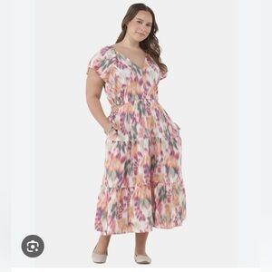 NWT Time and Tru cutout midi dress size 22(XXXL)